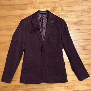 Men’s Rw&Co Summer sports coat in burgundy slim fit
